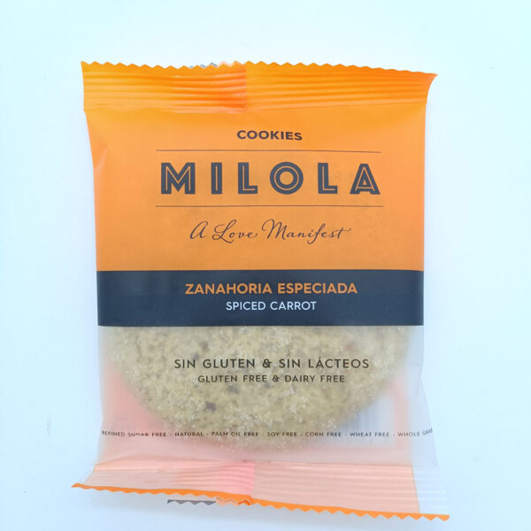 comprar galleta sin gluten milola zanahoria especiada en Oviedo online
