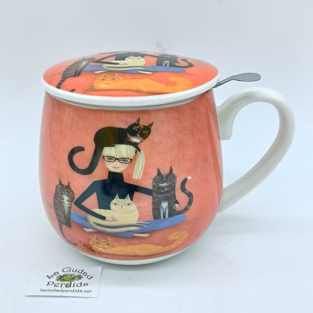 Comprar taza de maría y sus gatos en Oviedo Online