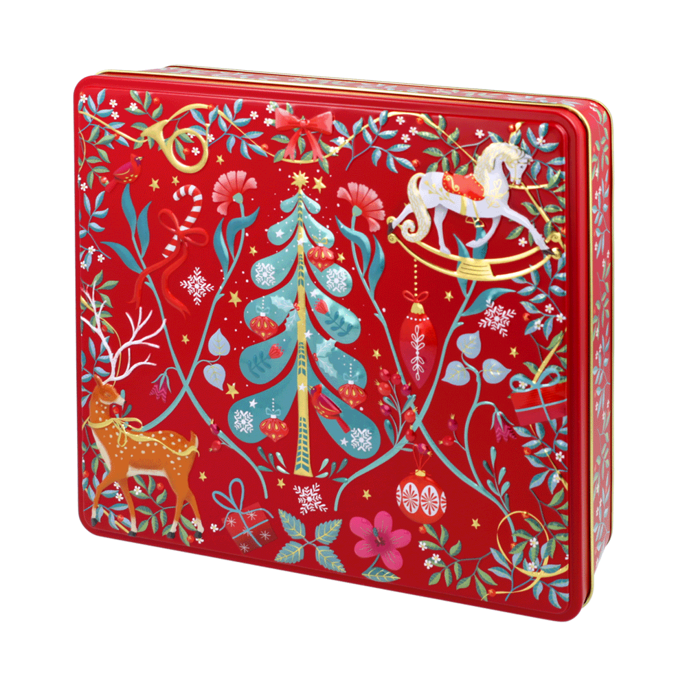 comprar lata ornamentos roja en oviedo online.