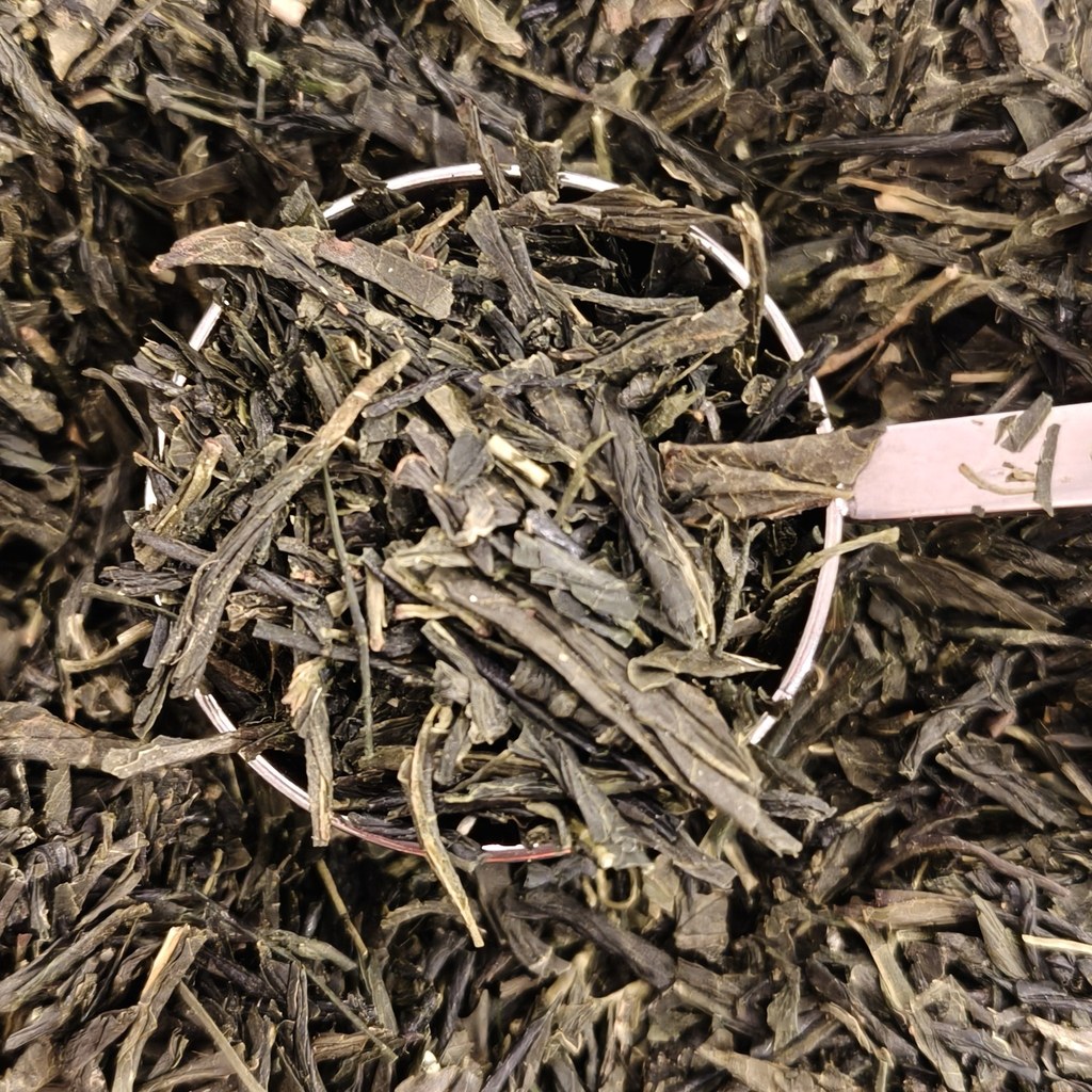 Hojas de té verde Gabalong japonés a granel